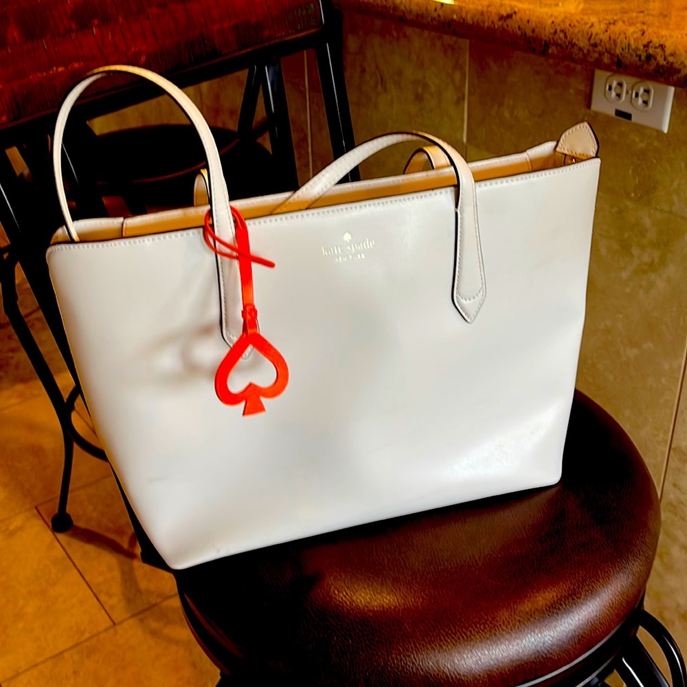 Kate Spade white purse.